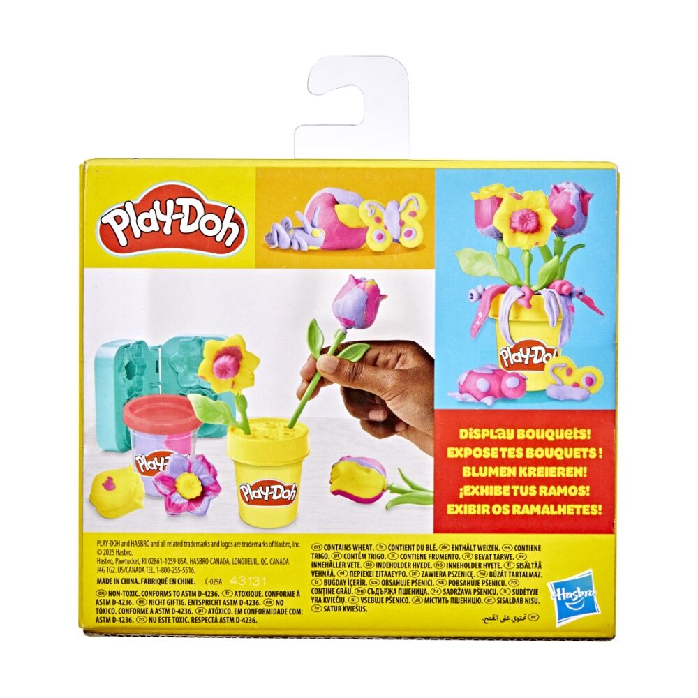 2PK Playdoh Lil Flowers Modeling Compound Kids Play Toy Multicolour Assorted