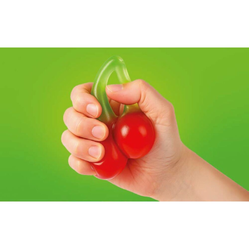 2x Bubblegum Stuff Haribo Cherries Squishy Stress Relief Kids Toy 3Y+ Green/Red