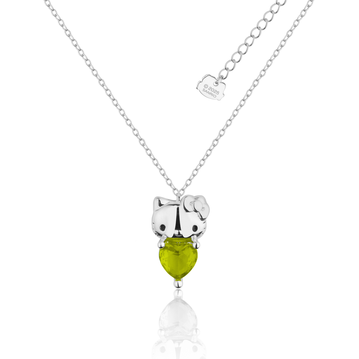 Couture Kingdom Hello Kitty August Necklace Silver White Gold Plated 5y+