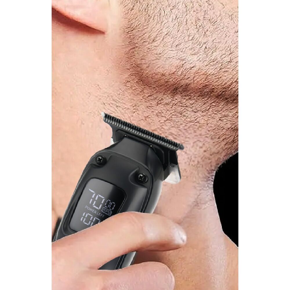 Sansai Cordless Beard Trimmer Ultra Quiet Digital Display 800mAh Battery