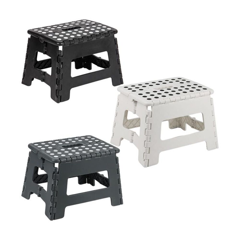 Braz Foldable Step Stool Accessory 28x21x22cm Multi Colour Assorted