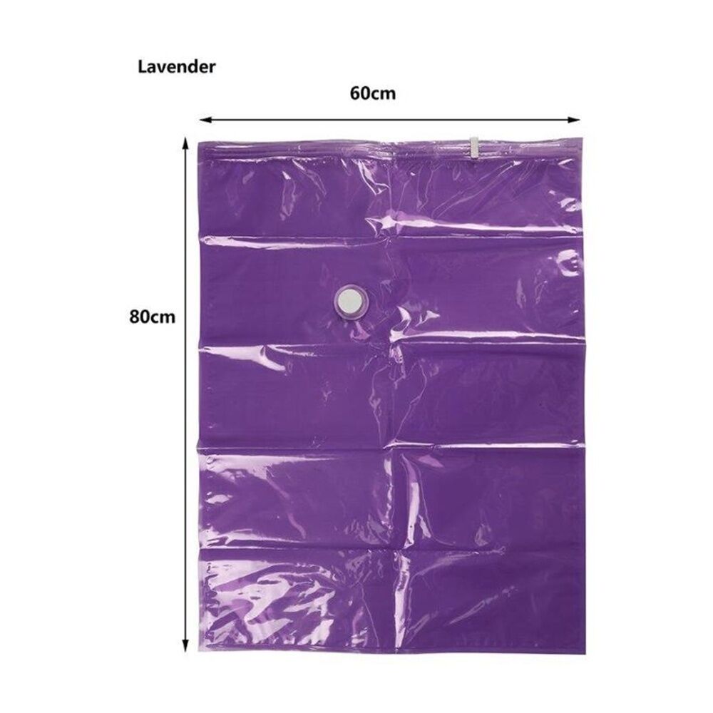 6PK Braz Reusable Vacuum Sealed Clothes Storage Bag 60x80cm Scented Assorted