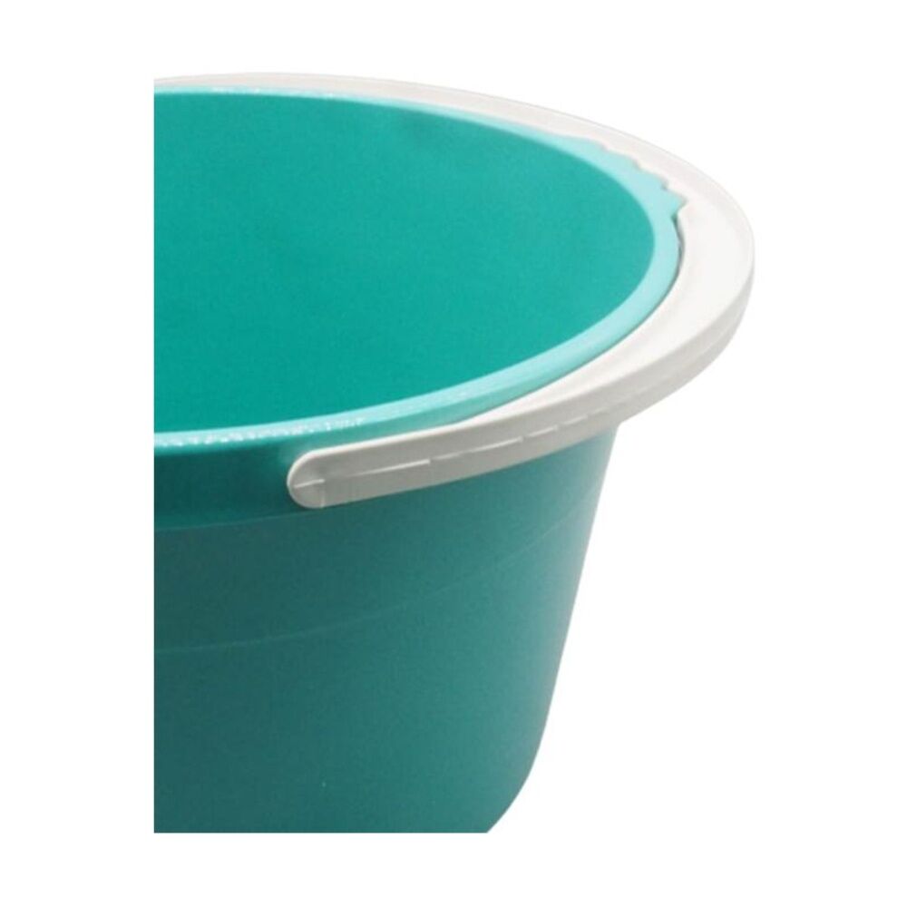 6PK Braz 13L Cleaning Mop Jumbo Bucket W/ Handle 36x21cm Multi Colour Assorted