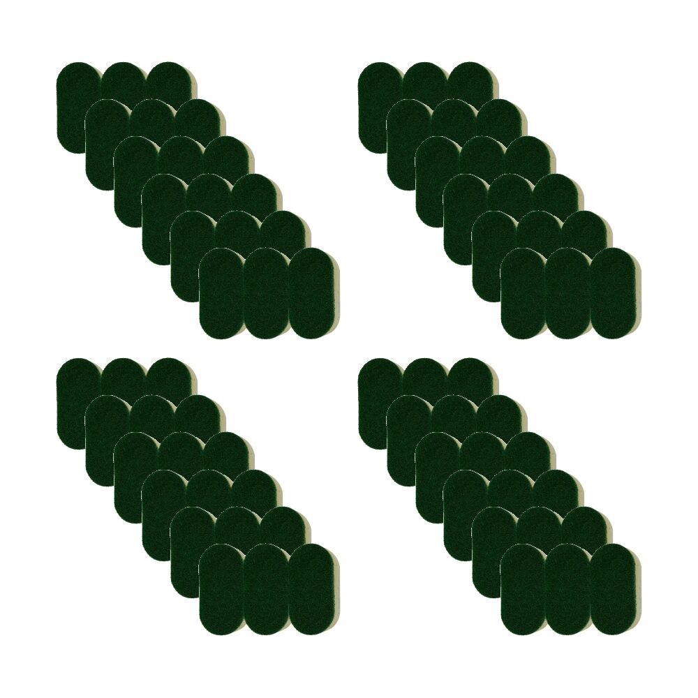 24x 3pc Braz Scrub Dish Sponge Brush Refil Set Accessory Green