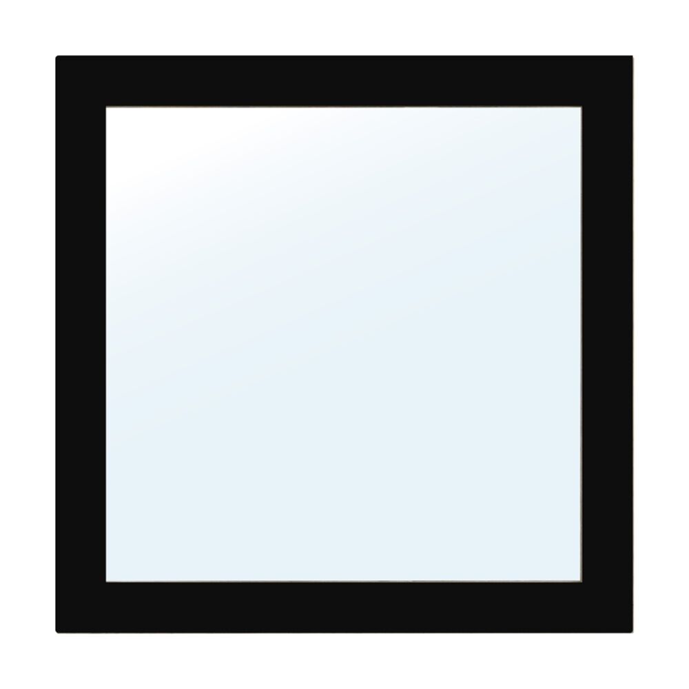 4PK Jemark Grace Wall Mounted Mirror Home Decoration 35x35cm Black