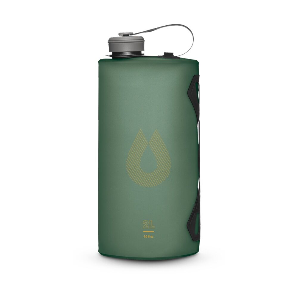 Hydrapak Seeker Water Storage Drinking Bottle Bag 2L Sage Green