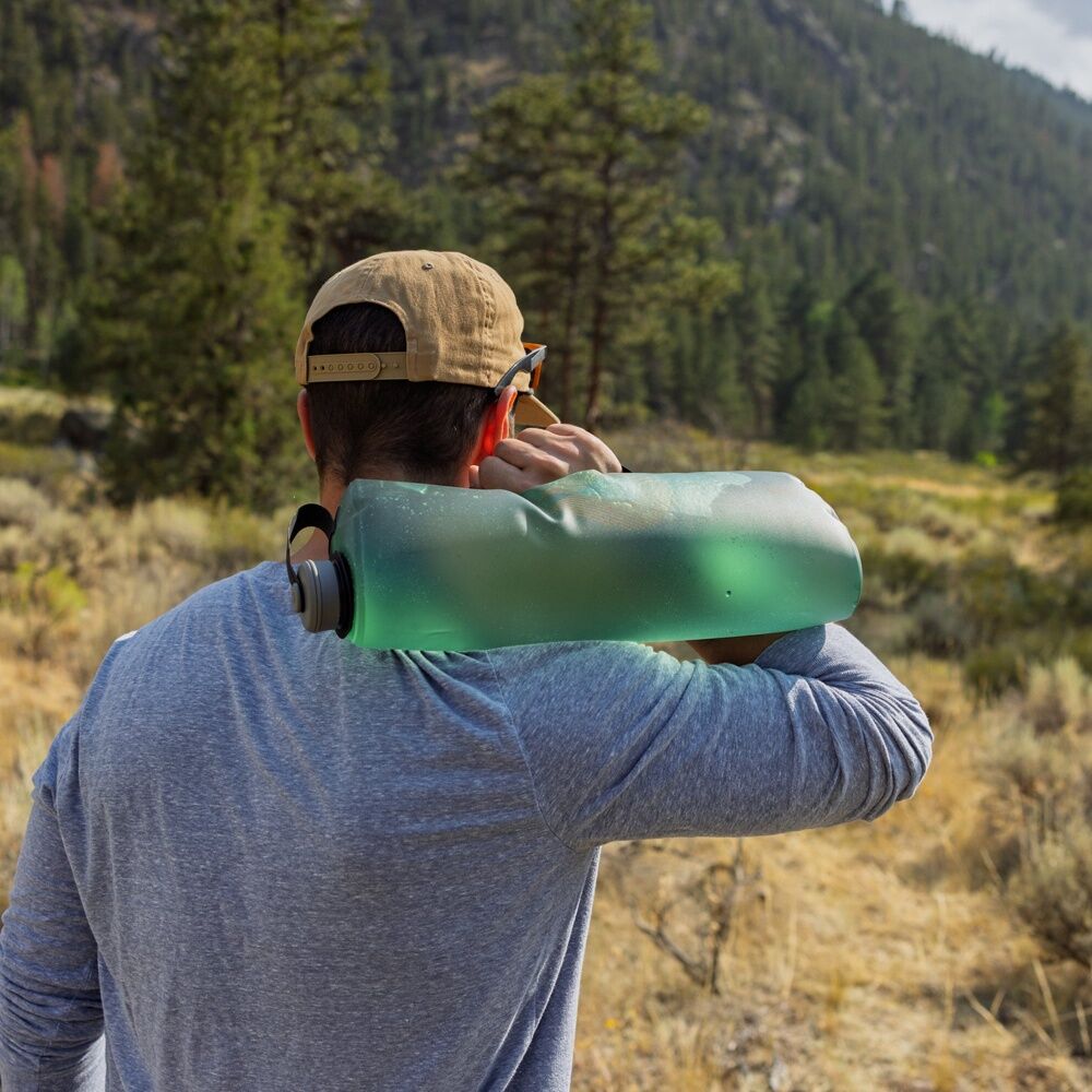 Hydrapak Seeker Water Storage Drinking Bottle Bag 2L Sage Green