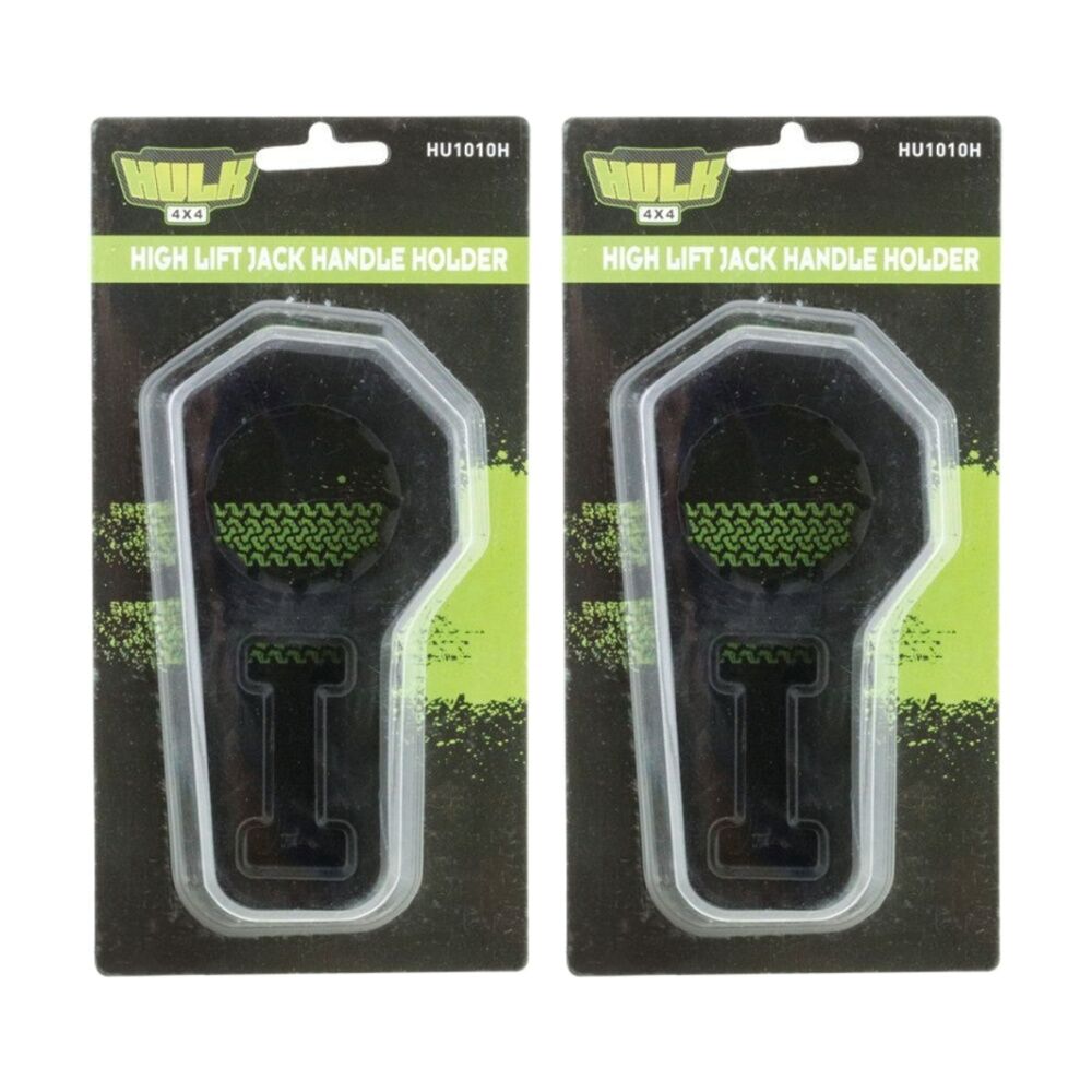 2PK Hulk 4X4 High Lift Jack Handle Holder For Secure Fit With HU1010