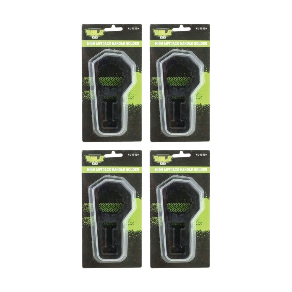 4PK Hulk 4X4 High Lift Jack Handle Holder For Secure Fit With HU1010