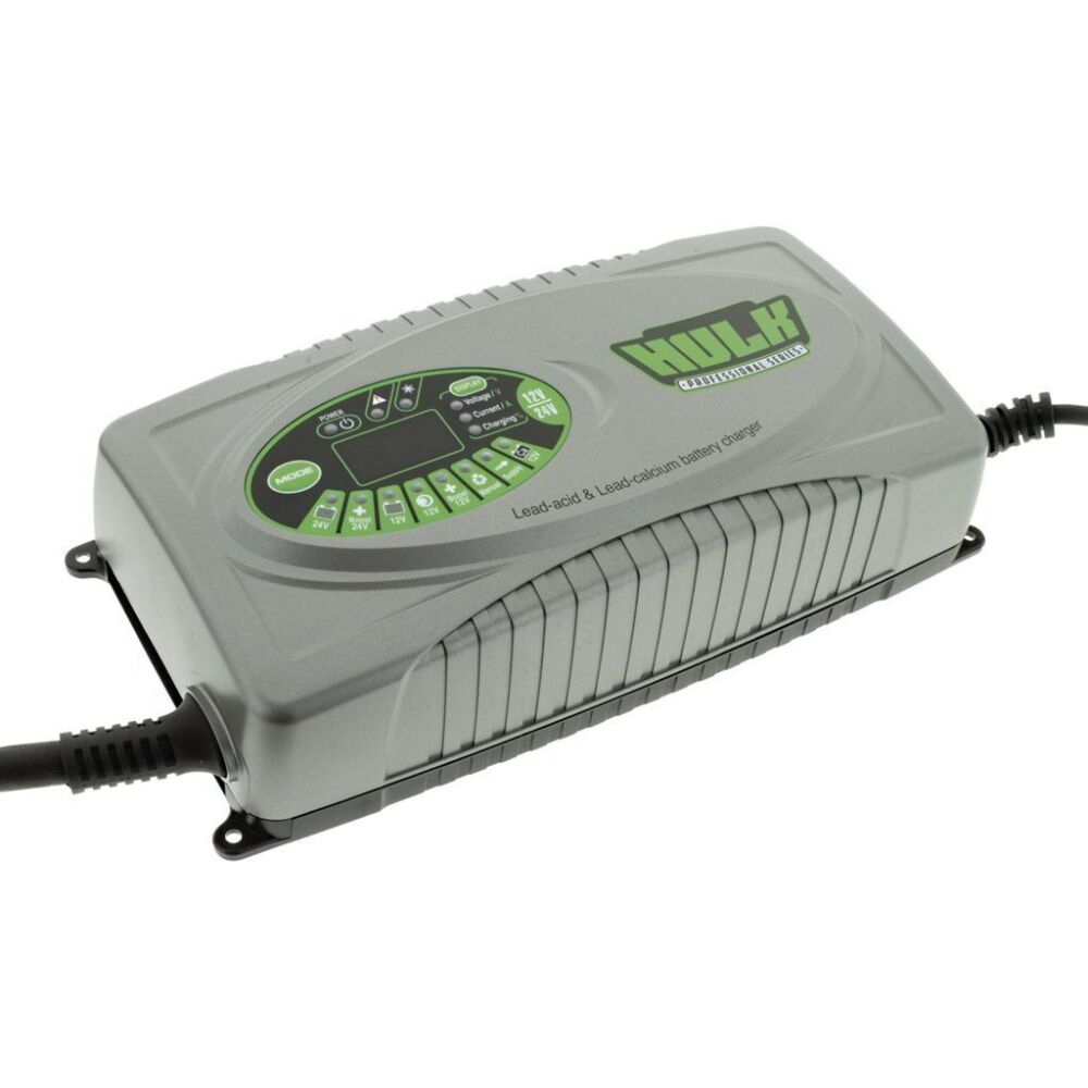 Hulk 4X4 25A 12/24V 9 Stage Automatic Switchmode Battery Charger
