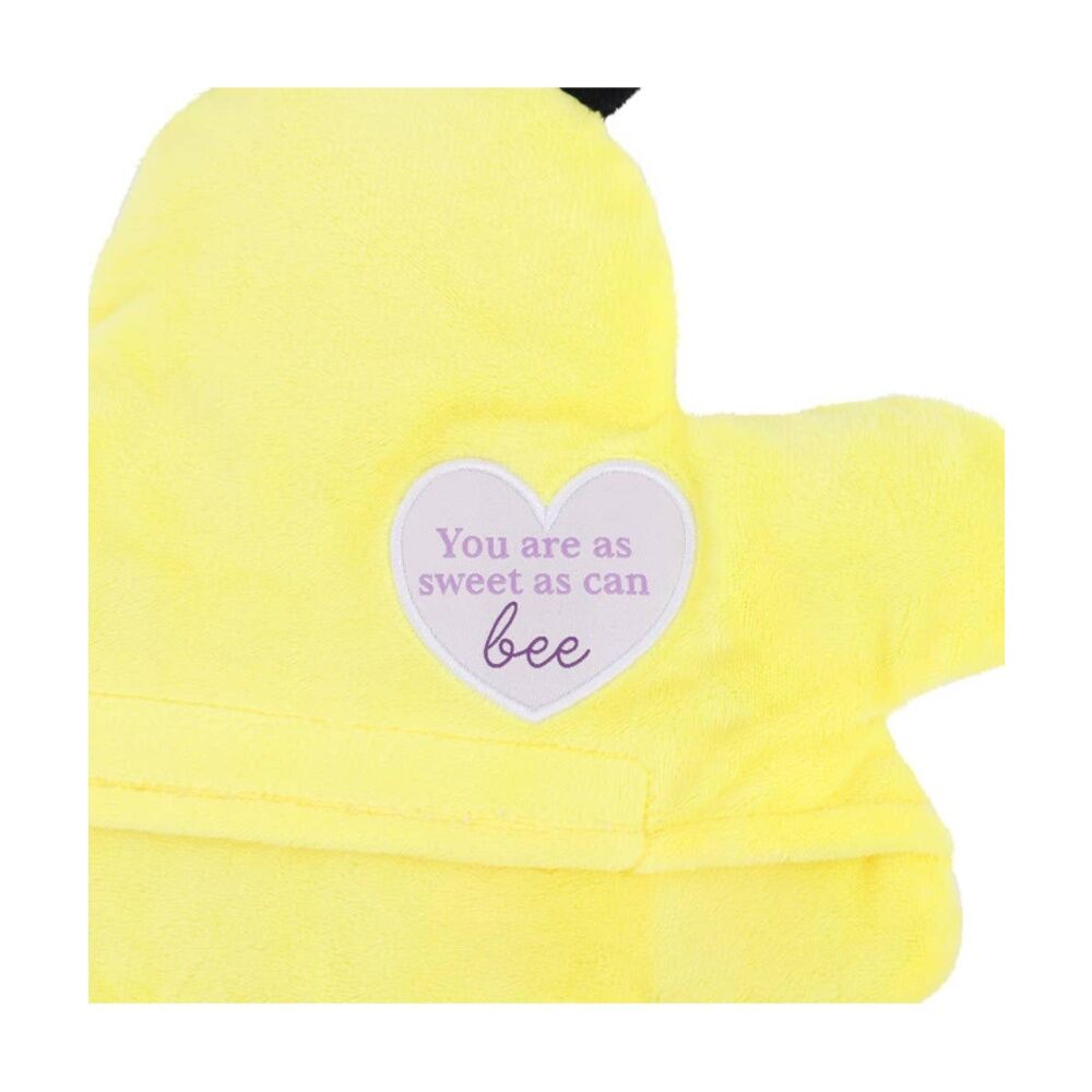 Toasty Hugs Brookie Bee Flat Plush Heatable Coolable Microwave Safe