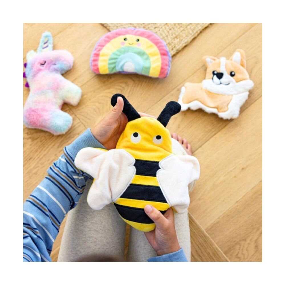 Toasty Hugs Brookie Bee Flat Plush Heatable Coolable Microwave Safe