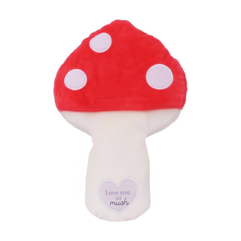 Toasty Hugs Maxie Mushroom Flat Plush Heatable Coolable Microwave Safe