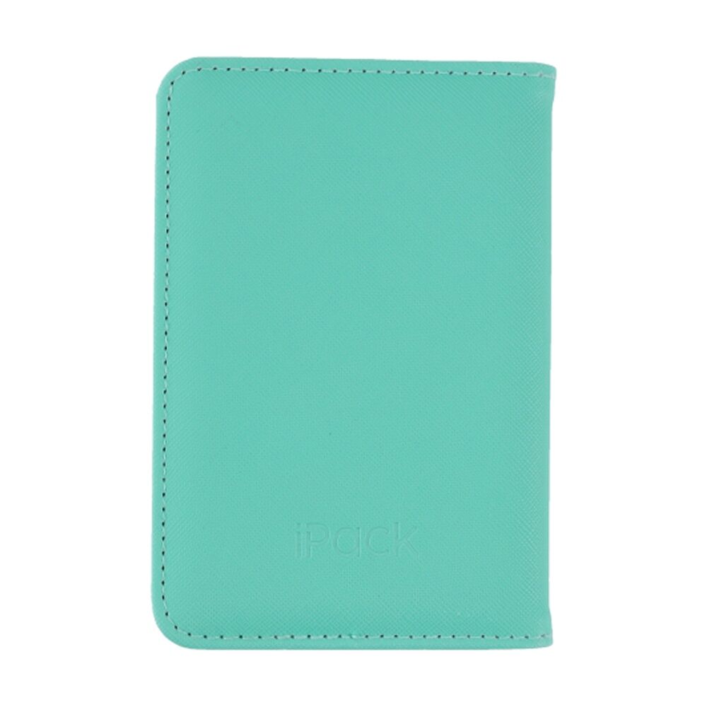 iPack Always On Holiday Passport Holder RFID Travel Green 14.1x9.5cm