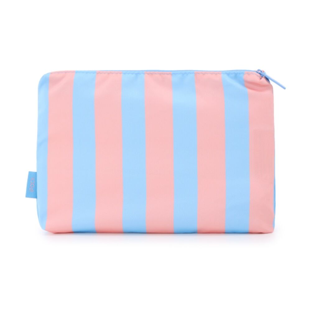 5pc iPack Strip Packing Cube Set Travel Blue And Coral 38x28x7cm