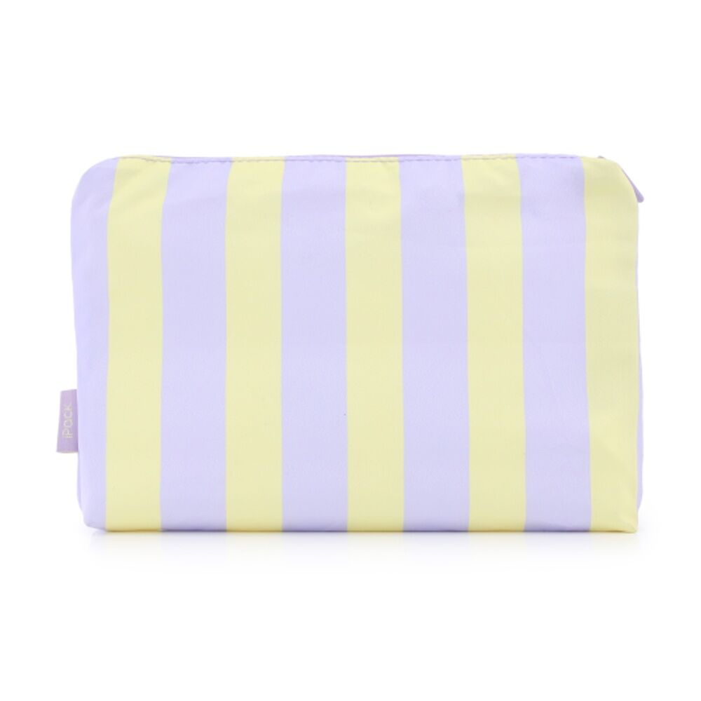 5pc iPack Strip Packing Cube Set Travel Purple And Yellow 38x28x7cm