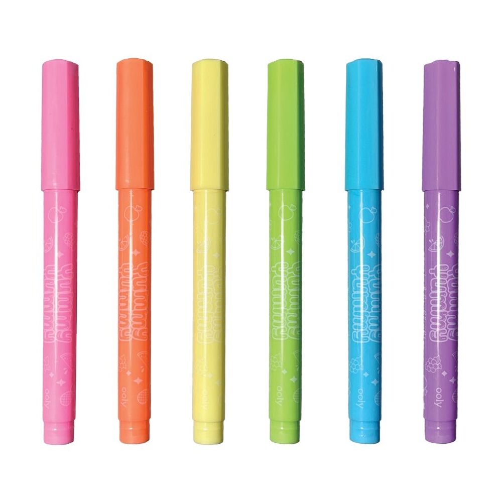 2x 6pc Ooly Highlighters Yummy-Yummy Pastel Scented Kids Art Activity Set 3y+