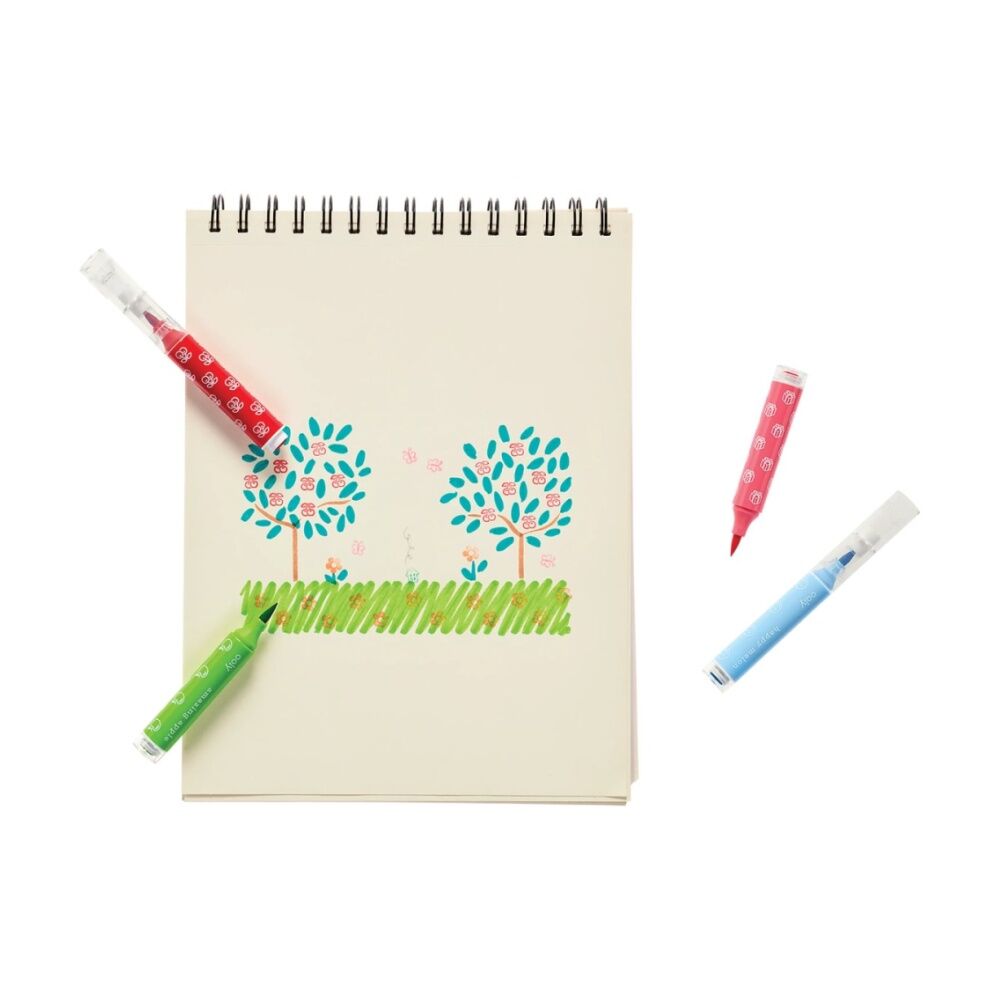 18pc Ooly Markers Stampables Double-Ended Brush & Stamp Washable Set 4y+