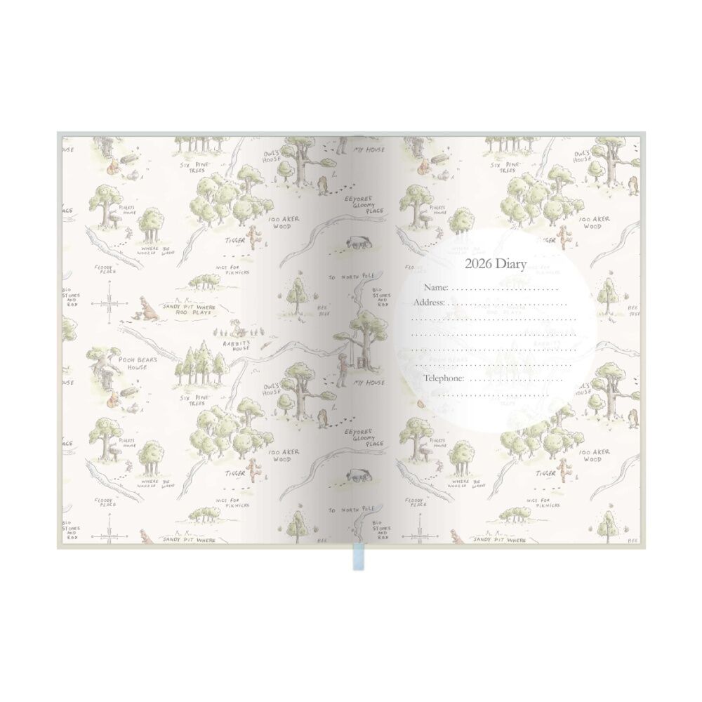 4PK Disney Winnie the Pooh 2026 Planner Yearly Diary Notebook A5 21x16cm