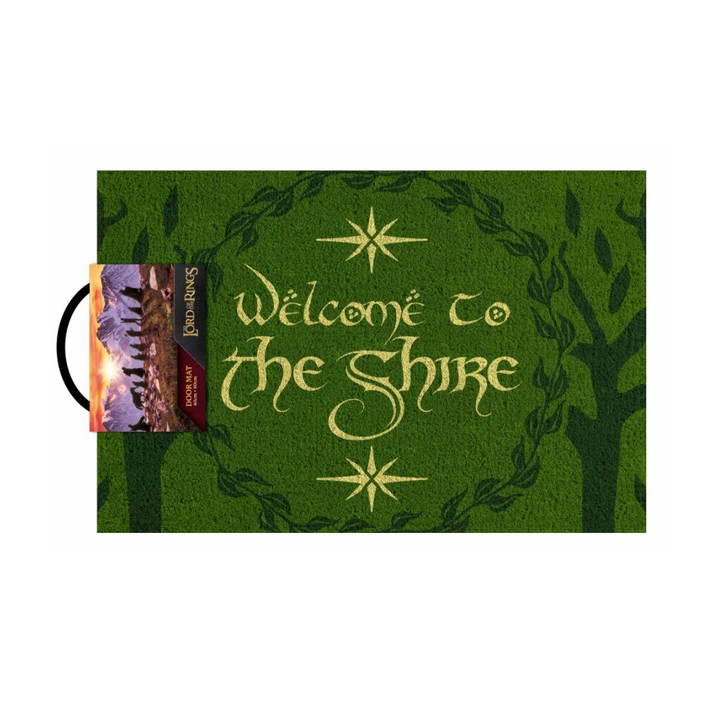 2PK Lord Of The Rings Welcome to Shire 100% Cior Home Doormat 60x40cm