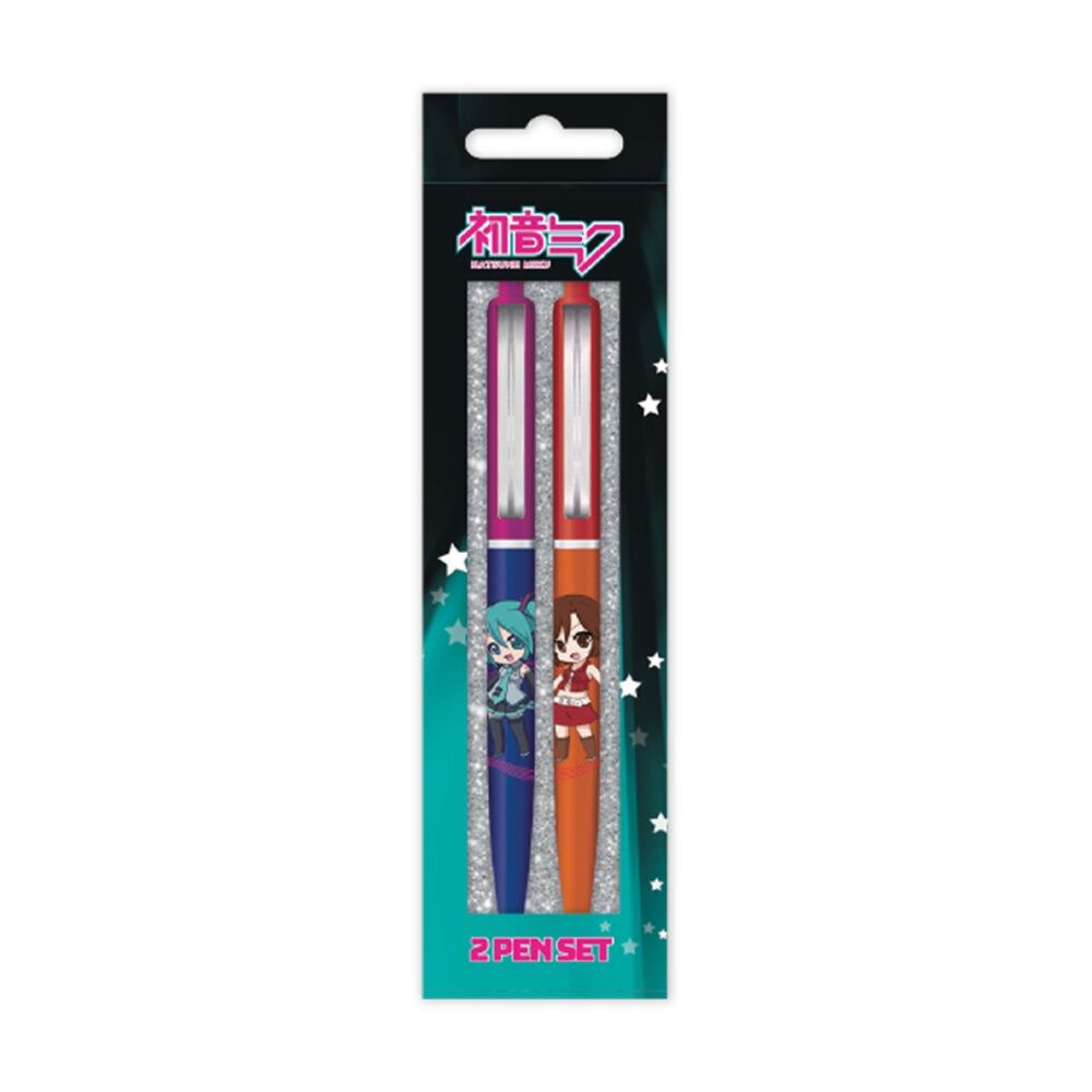 8x 2pc Hatsune Miku And Meiko Premium Ballpoint Pen Set Click Top