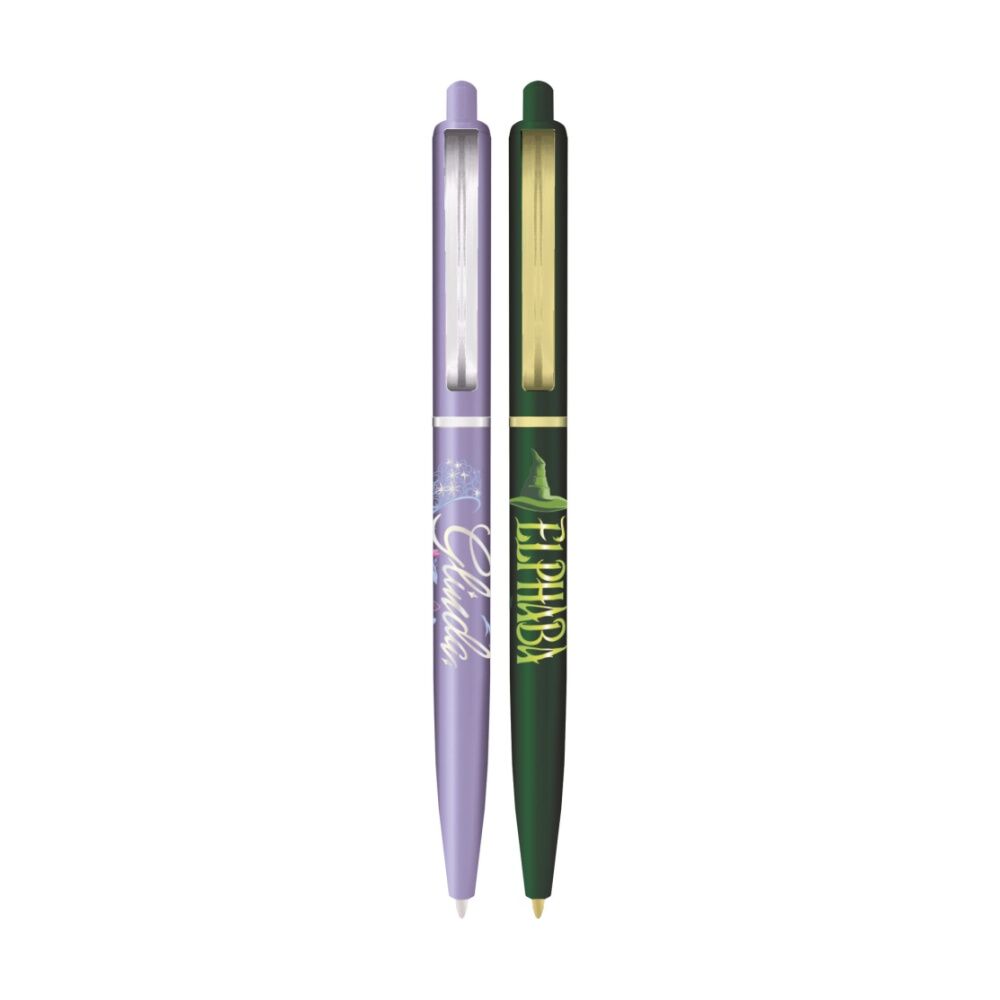 8x 2pc Wicked Elphaba and Glinda Premium Ballpoint Pen Set Click Top