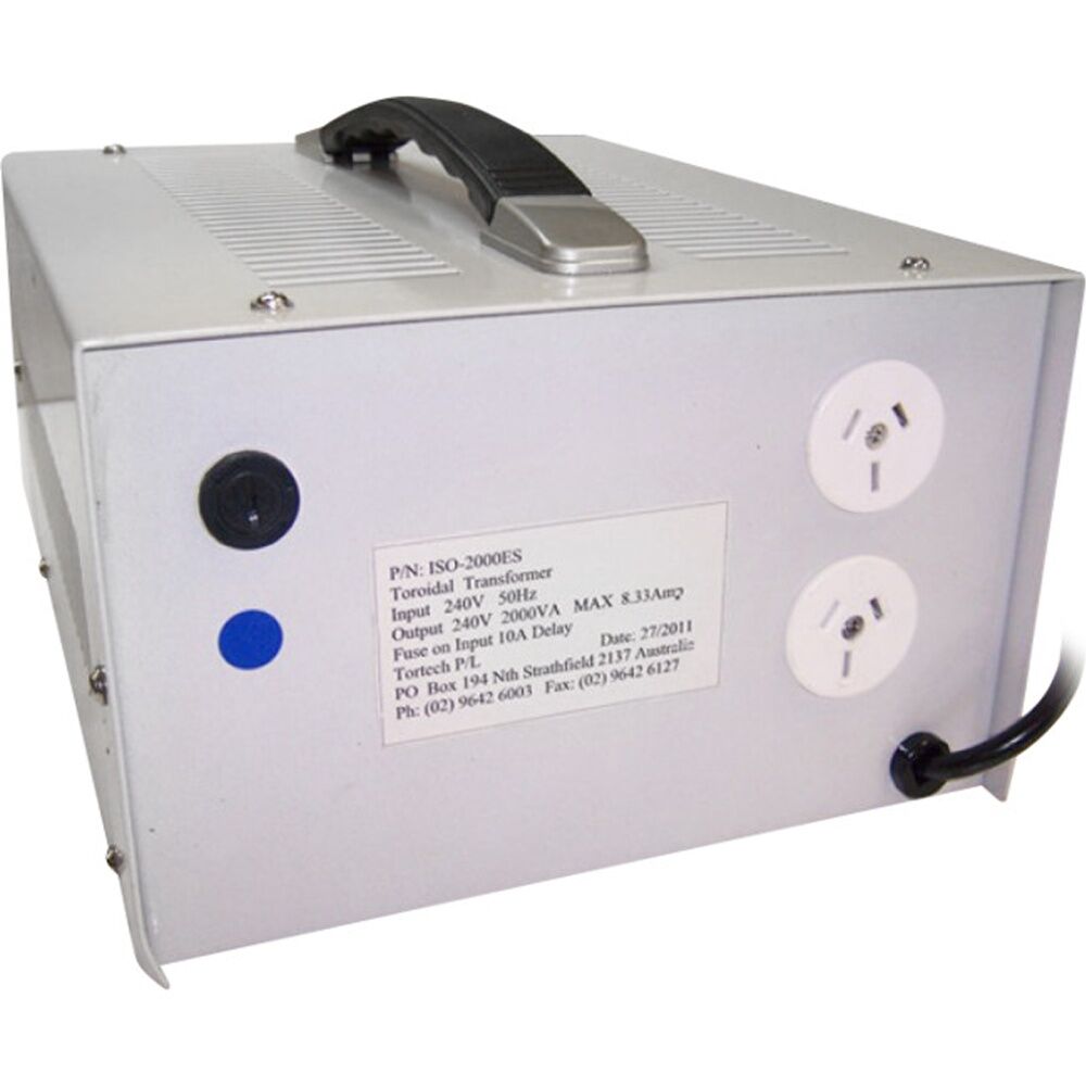 Tortech 2000V Isolation Transformer Mains Electrostatic Screen Power Supplies
