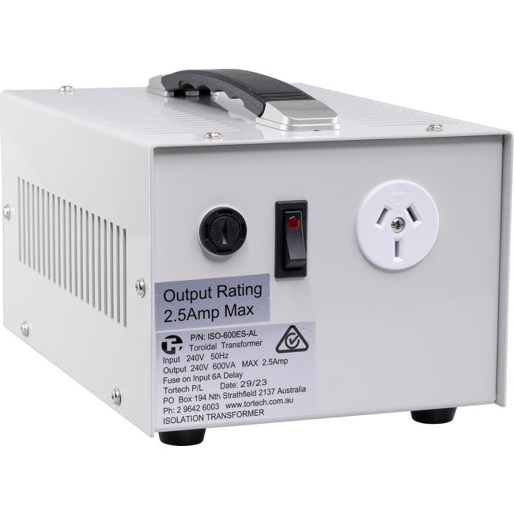 Tortech 600Va Isolation Transformer Mains Electrostatic Screen Power Supply