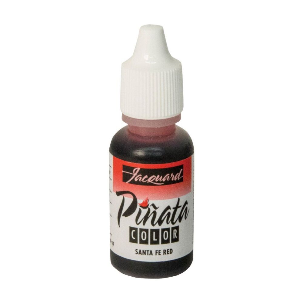 8PK Jacquard Pinata Colours 14ml Acrylic Paint Art/Craft - Santa Fe Red