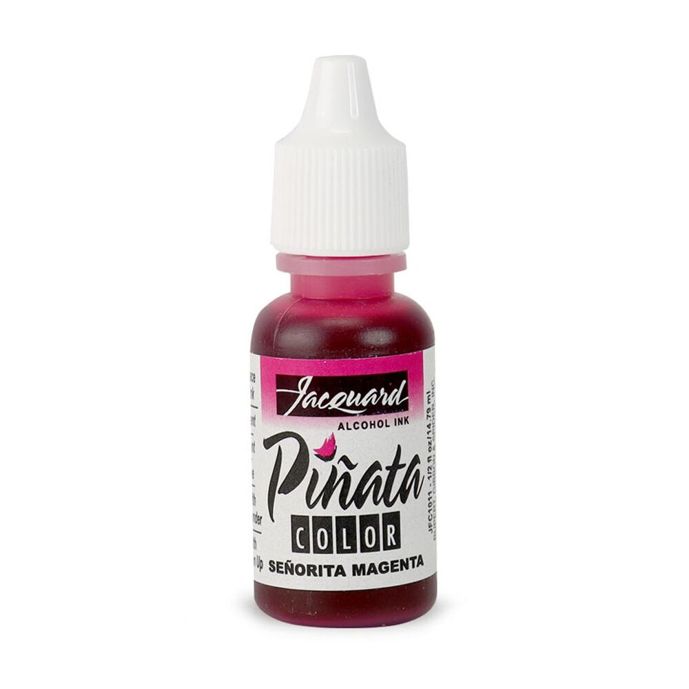8PK Jacquard Pinata Colours 14ml Acrylic Paint Art/Craft - Senorita Magenta