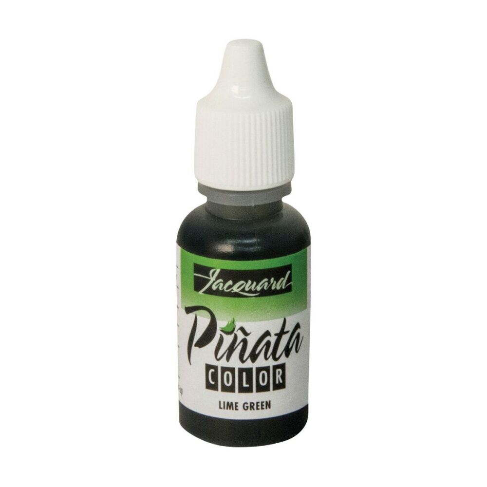 8PK Jacquard Pinata Colours 14ml Acrylic Paint Art/Craft - Lime Green