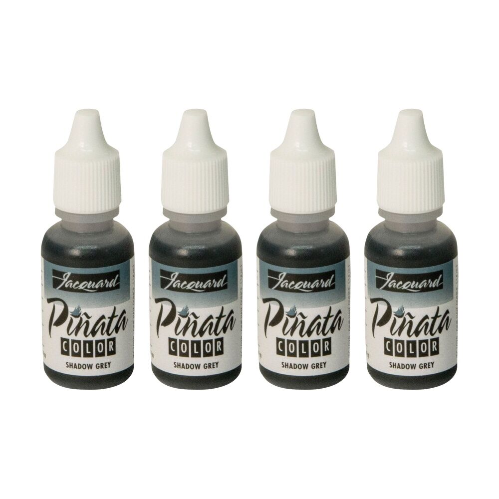4PK Jacquard Pinata Colours 14ml Acrylic Paint Art/Craft - Shadow Grey