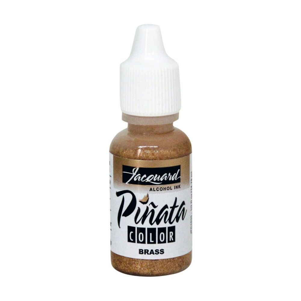 4PK Jacquard Pinata Colours 14ml Acrylic Paint Art/Craft - Brass