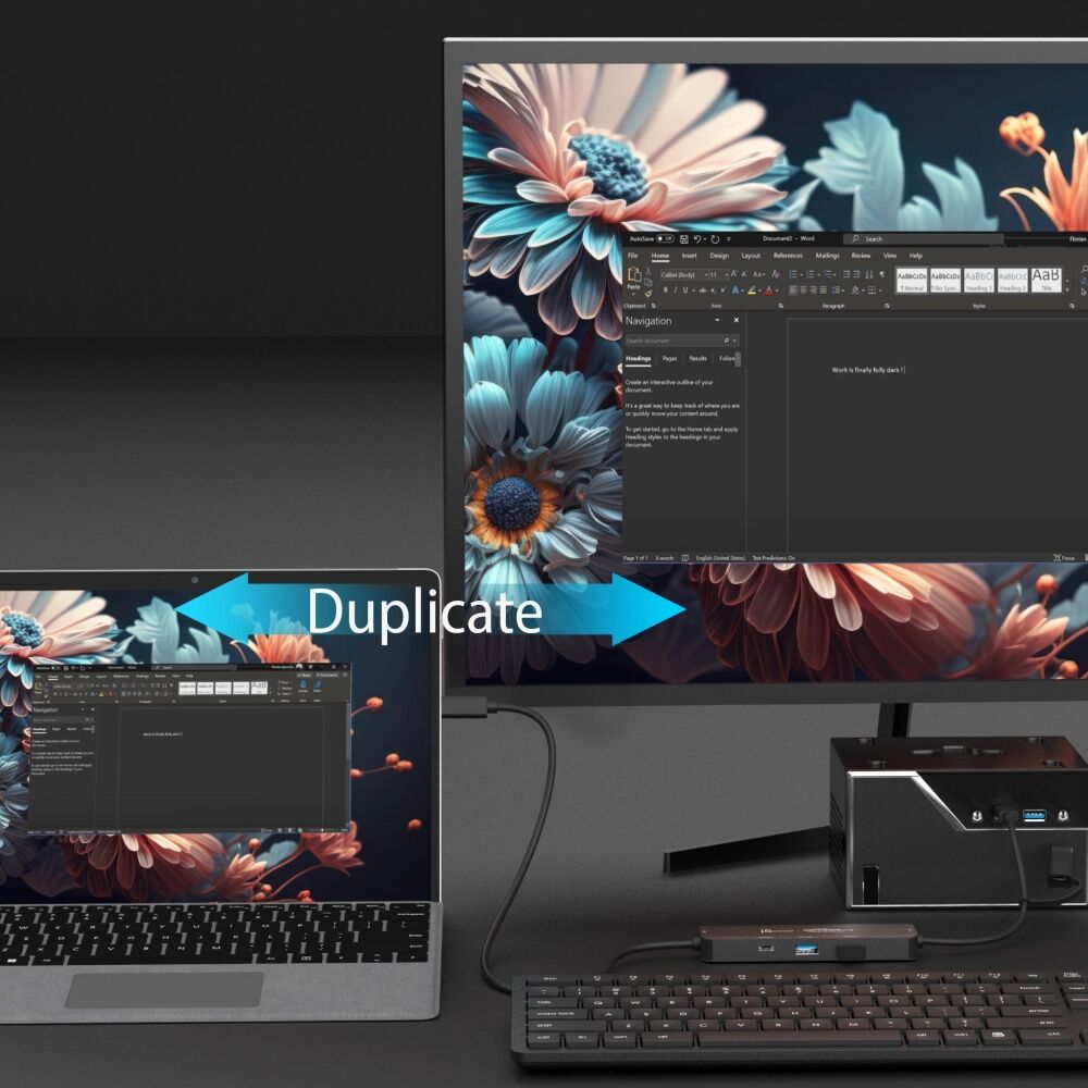 J5Create Wormhole Switch Display Sharing Hub For Windows-to-Windows Devices