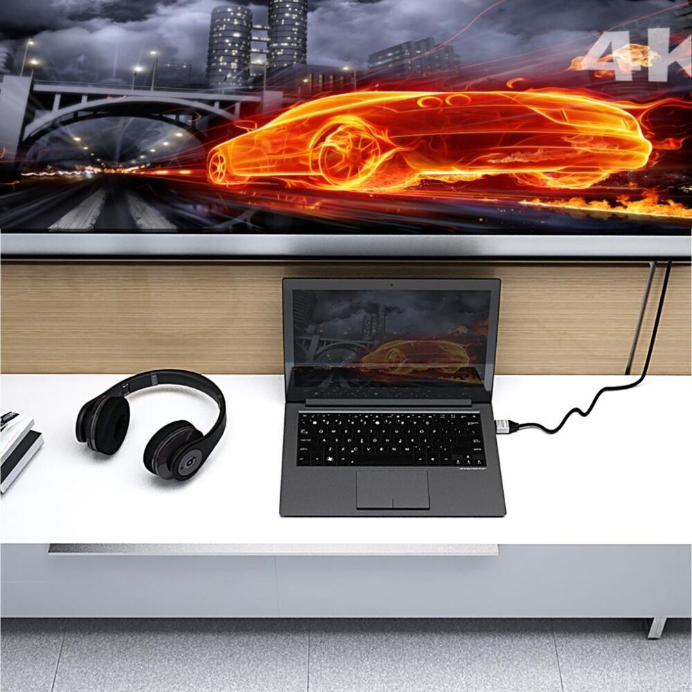 2PK J5Create UHD 4K HDMI Ultra High Speed Performance Gaming Cable Gold 1.8m