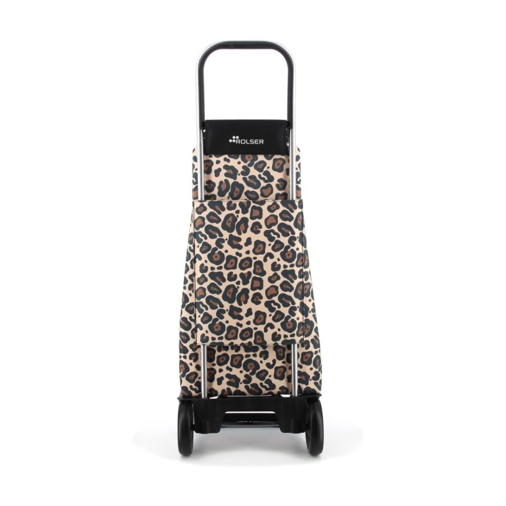 Rolser Jet Wild Joy 40L 2 Wheel Folding Base Aluminium Shopping Trolley Camel