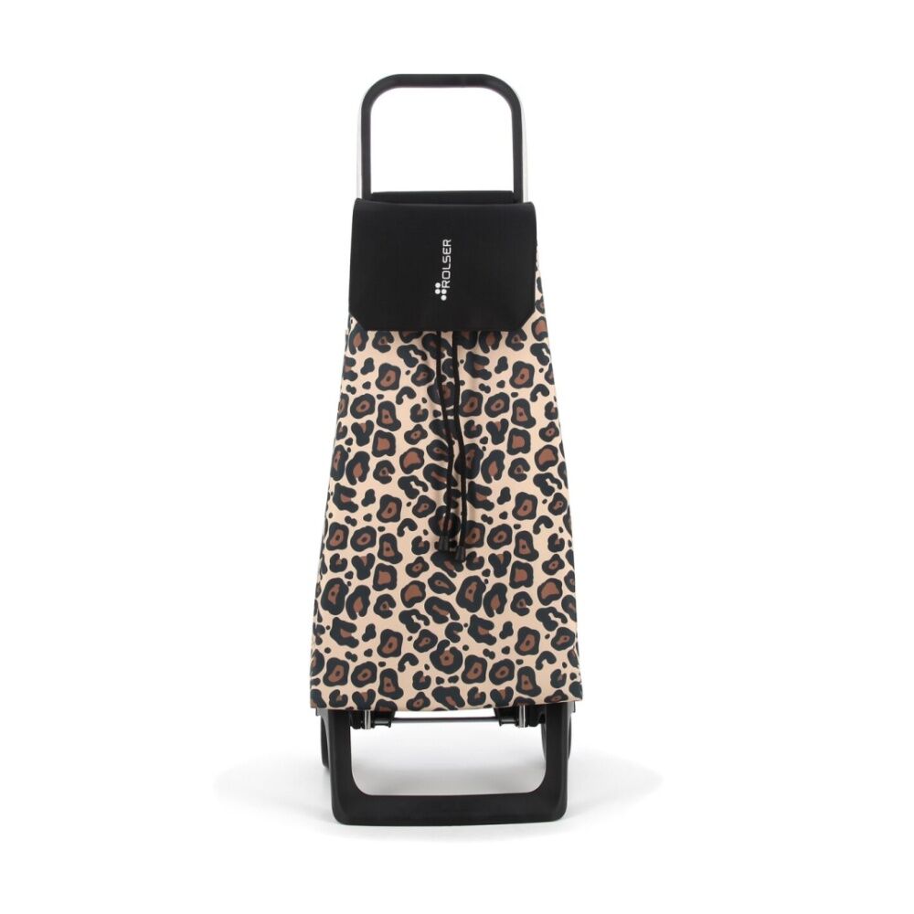 Rolser Jet Wild Joy 40L 2 Wheel Folding Base Aluminium Shopping Trolley Camel