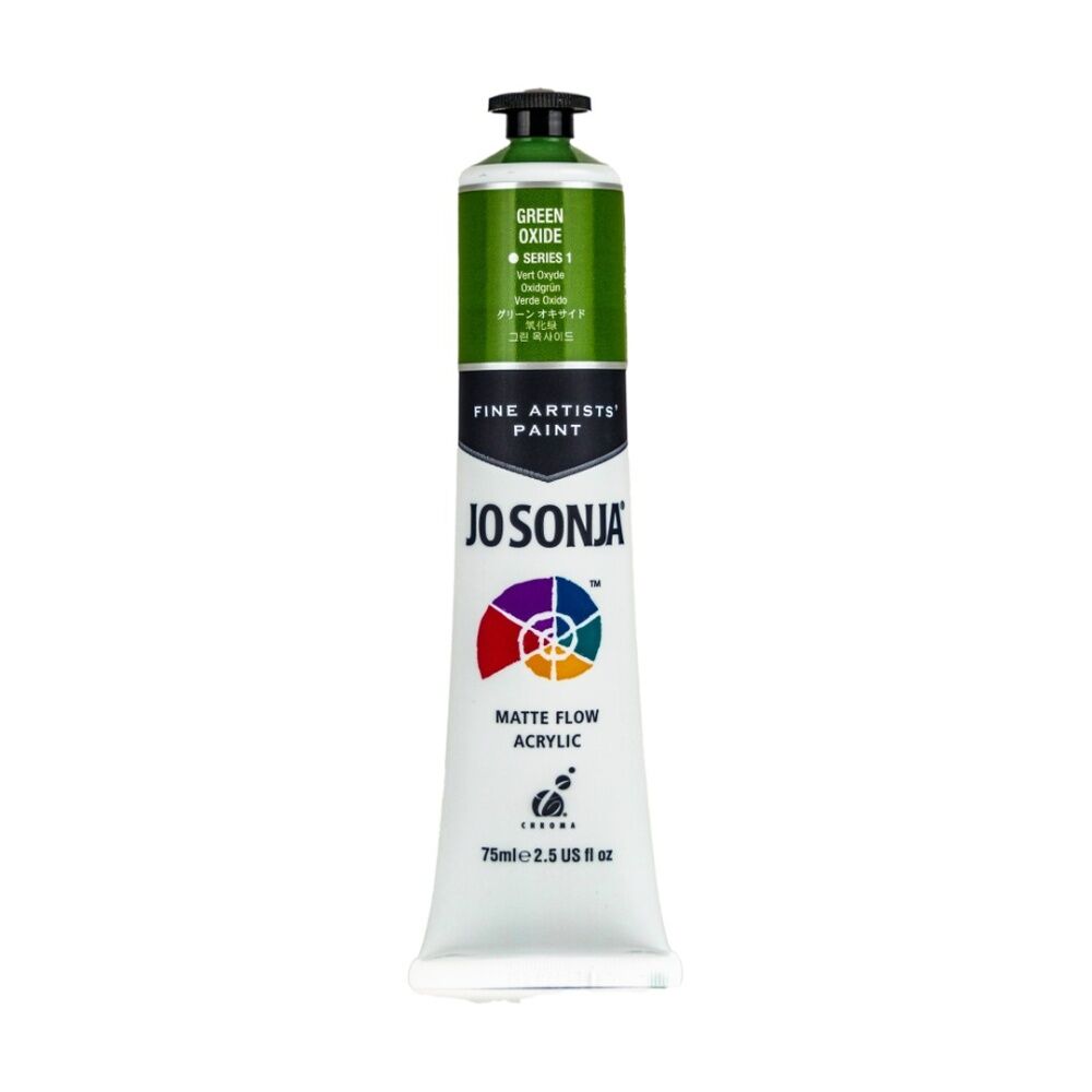 3PK Jo Sonja Acrylic Colour Series Artist Craft Paint 75mL Tube Green Oxide