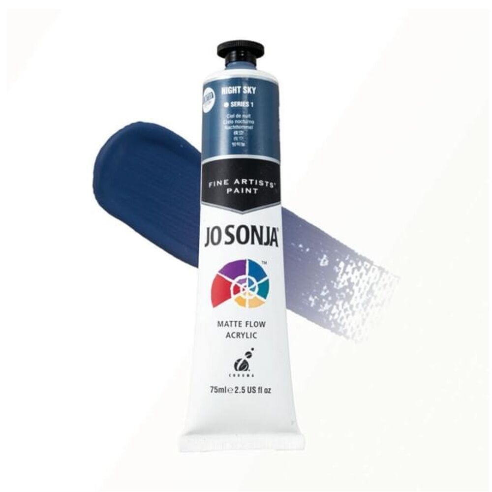 3PK Jo Sonja Acrylic Colour Series Artist Craft Paint 75mL Tube Night Sky