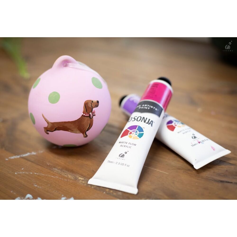 6PK Jo Sonja Acrylic Colour Series Artist Paint 75mL Tube Permanent Alizarine