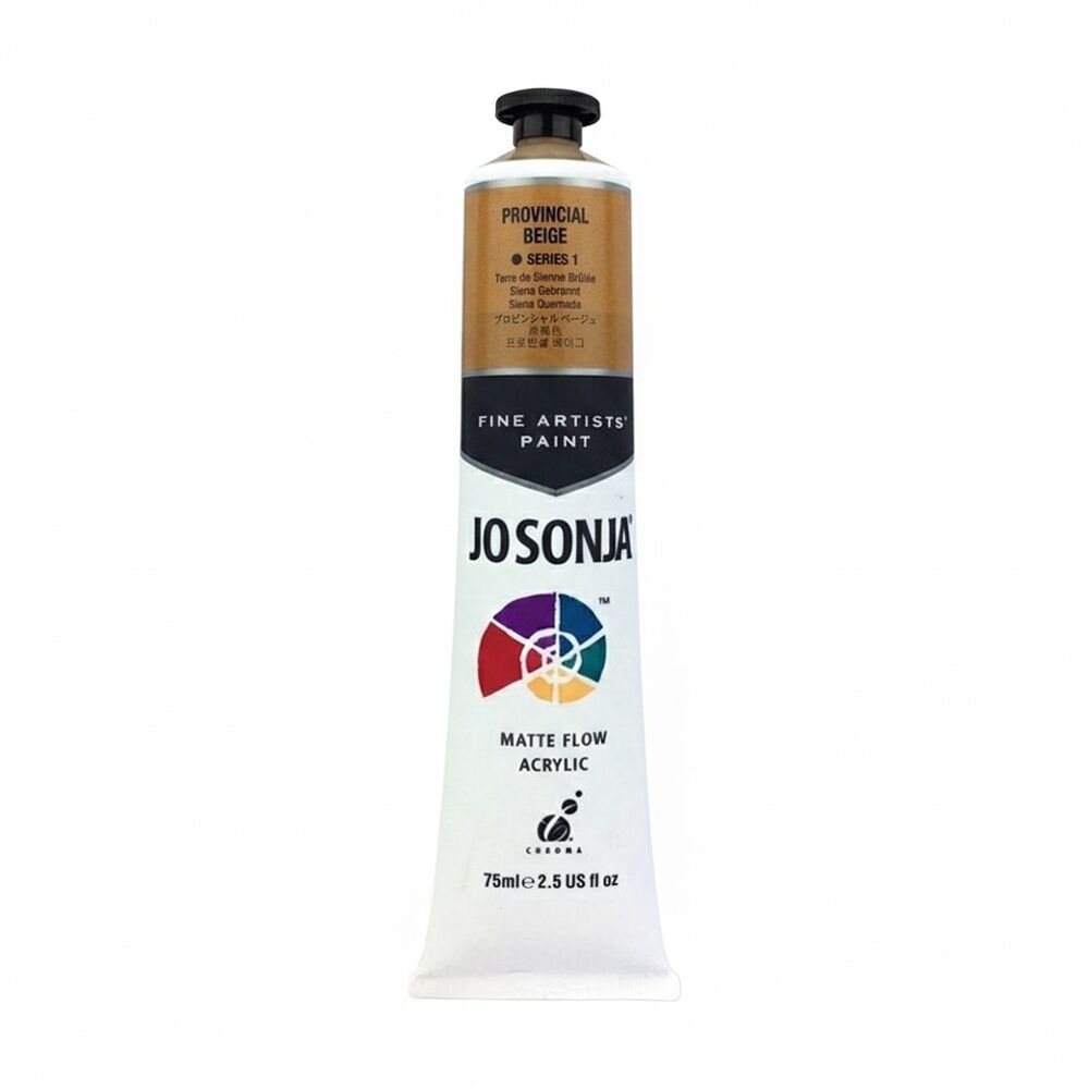 6PK Jo Sonja Acrylic Colour Series Artist Craft Paint 75mL Tube Provincial Beige
