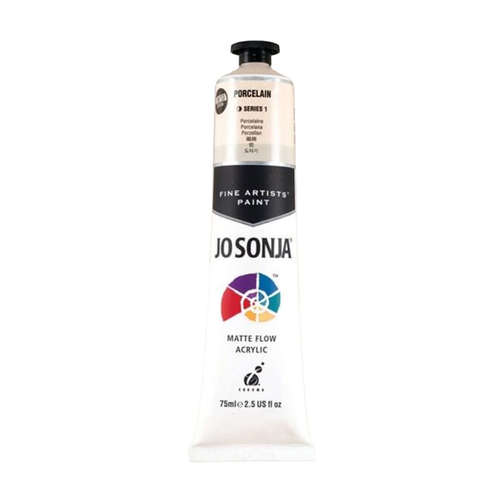 3PK Jo Sonja Acrylic Colour Series Artist Craft Paint 75mL Tube Porcelain