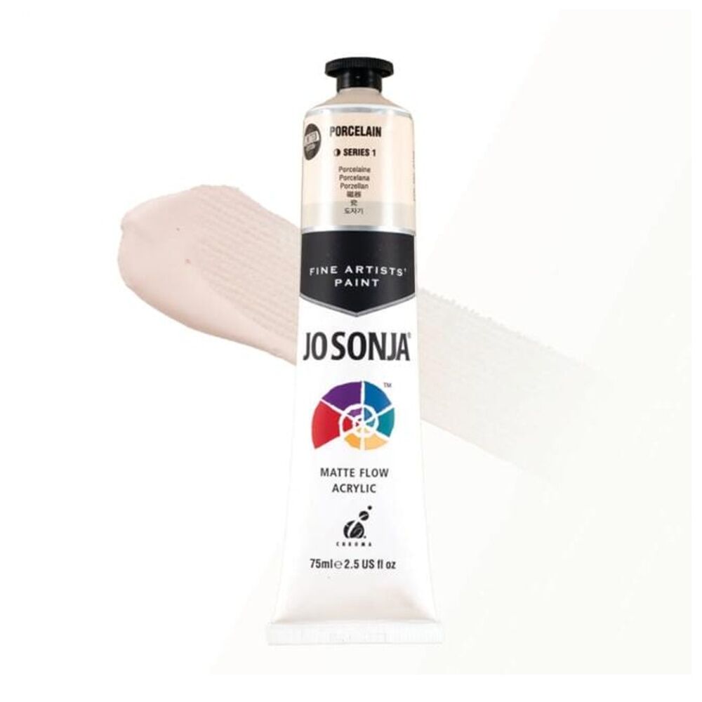 3PK Jo Sonja Acrylic Colour Series Artist Craft Paint 75mL Tube Porcelain