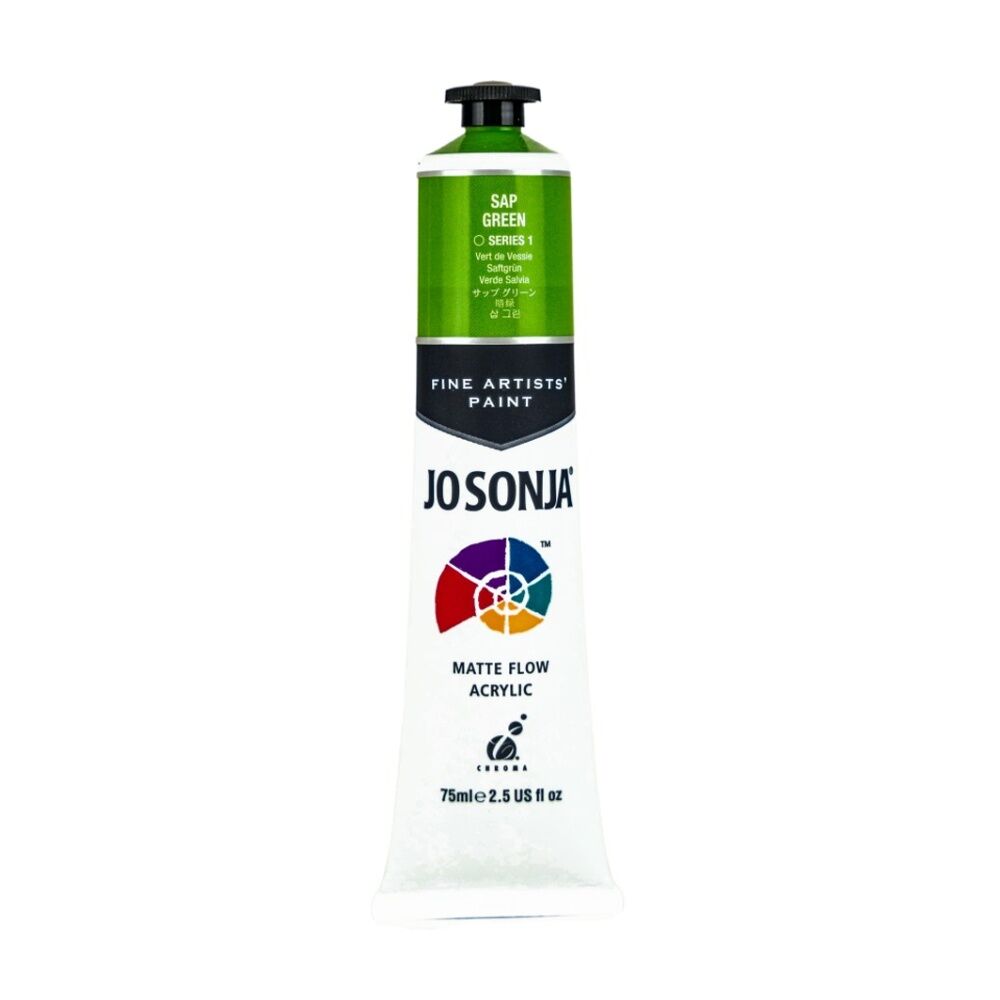 3PK Jo Sonja Acrylic Colour Series Artist Craft Paint 75mL Tube Sap Green
