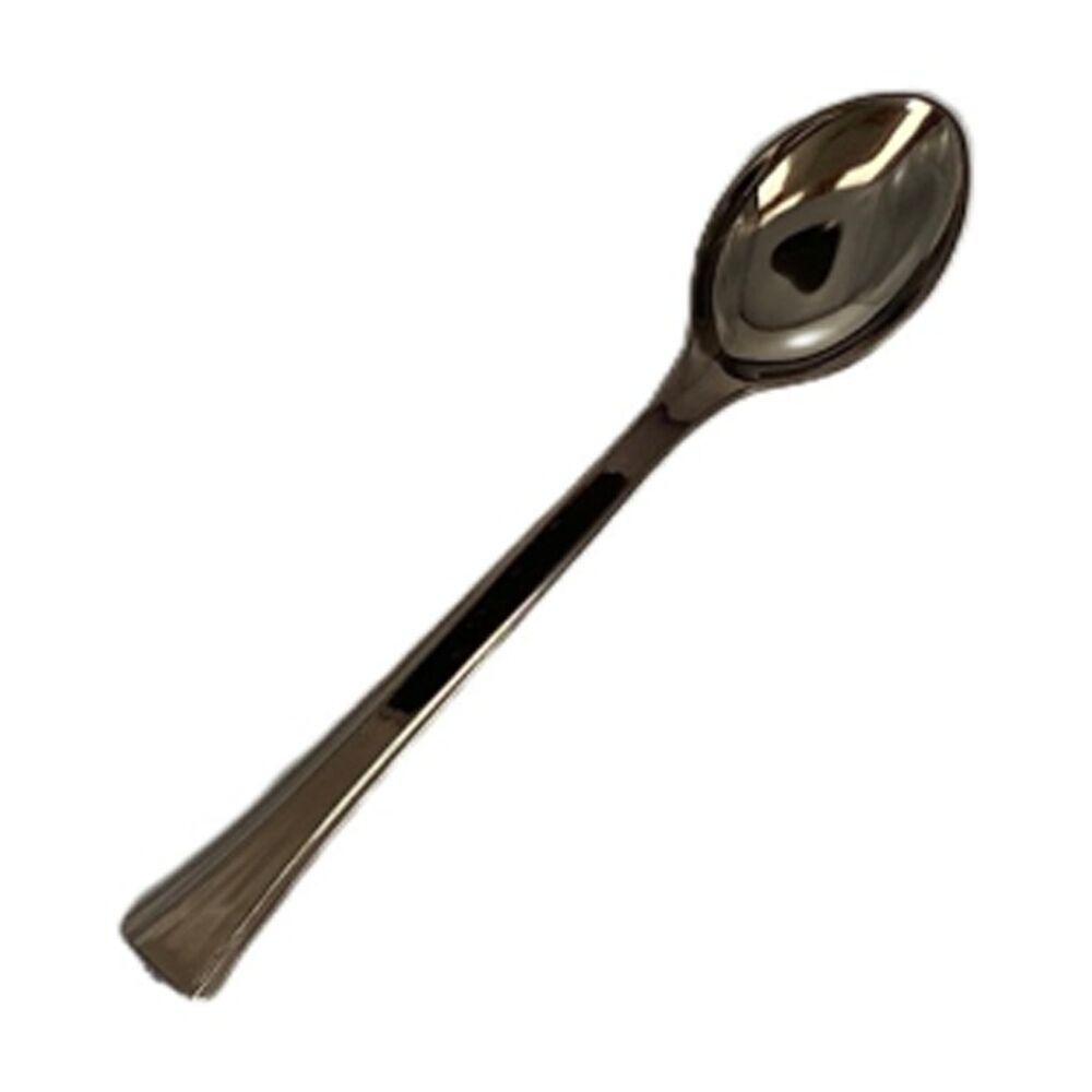 24x 40pc Partyware Look-Alike Mini Spoon Set Tableware Stainless Steel