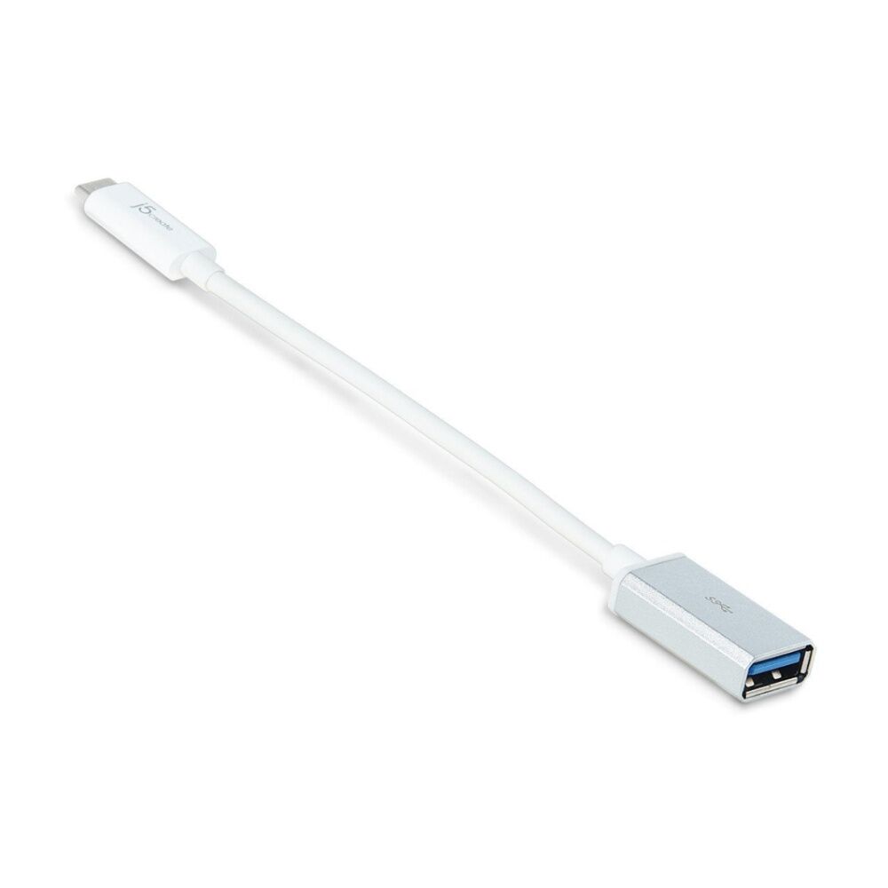 2PK J5Create USB-C To USB-A Data Transfer 5Gbps & Charging Adapter 1.5A