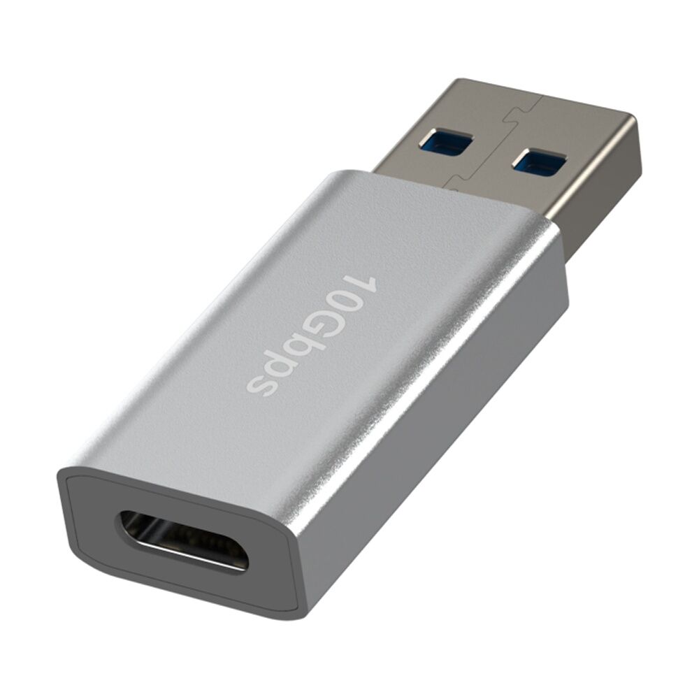 J5Create USB-A to USB-C Fast Data Transfer & Charger Adapter  Aluminum