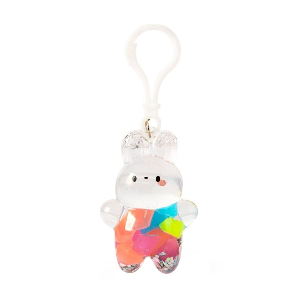 12x Keycraft Glow In The Dark Animal Keychains Unicorn Bear Rabbit Assorted