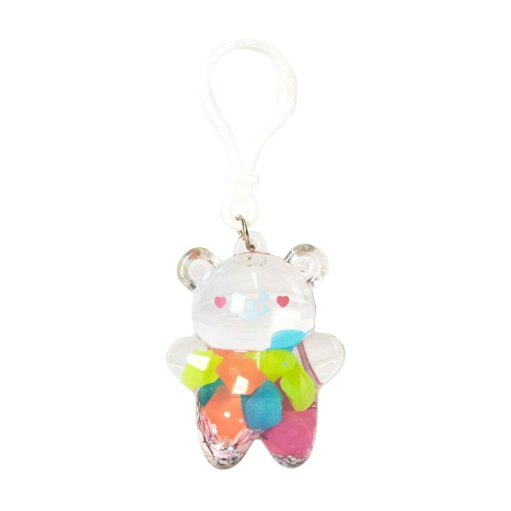 12x Keycraft Glow In The Dark Animal Keychains Unicorn Bear Rabbit Assorted