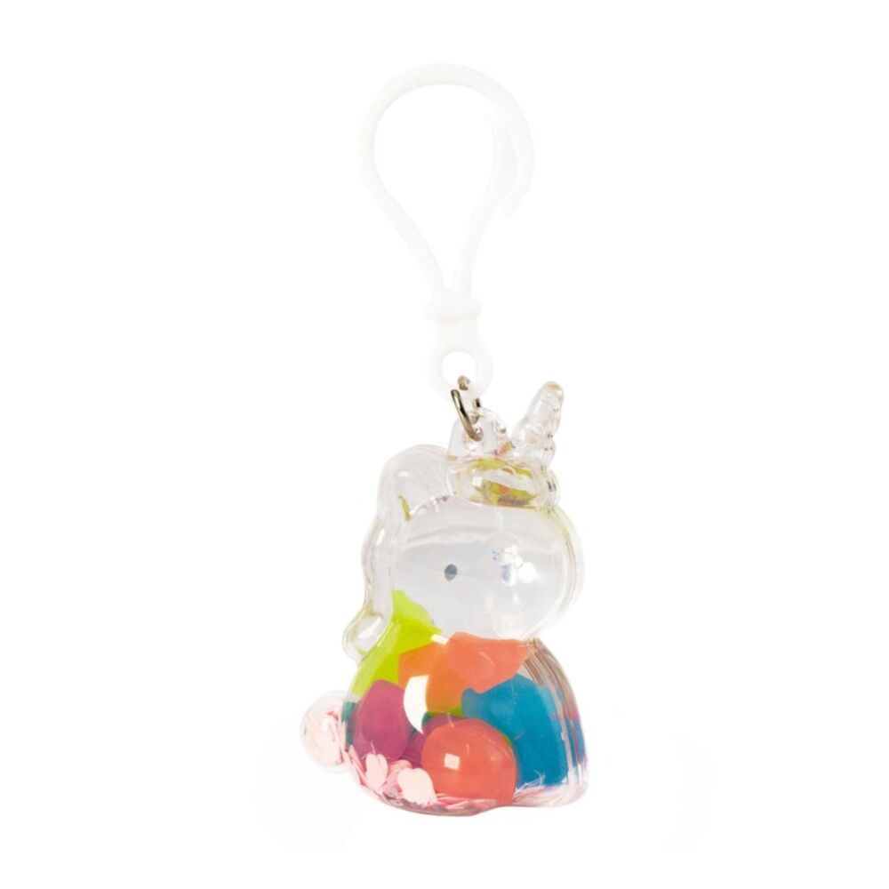 6x Keycraft Glow In The Dark Animal Keychains Unicorn Bear Rabbit Assorted